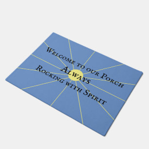 Porch Spirit Variation Blue Doormat