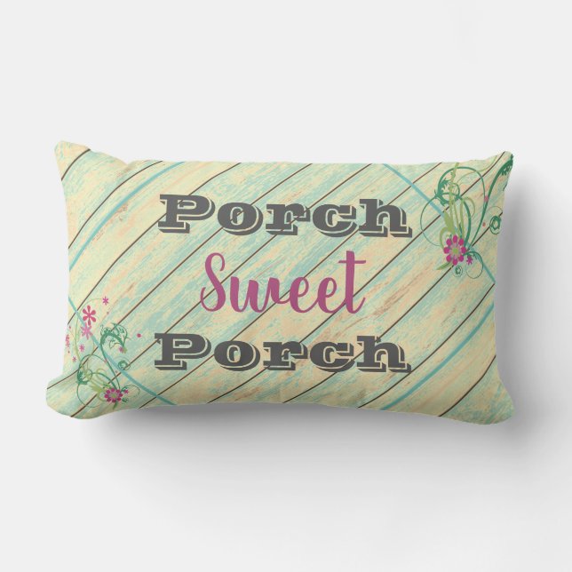 Porch Sweet Porch outdoor pillow (Front)