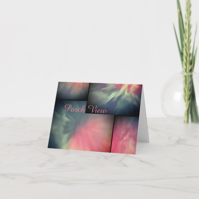 Porch View / Corona /  Note Card (Front)