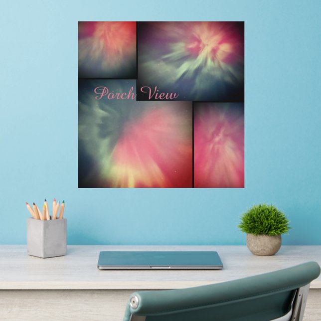 Porch View / Corona /  Wall Decal (Home Office 2)