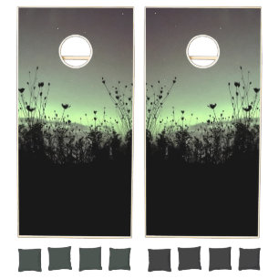 Porch View / Weeds / Cornhole Set