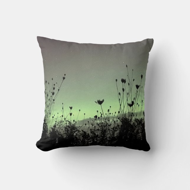 Porch View / Weeds / Throw Pillow (Front)