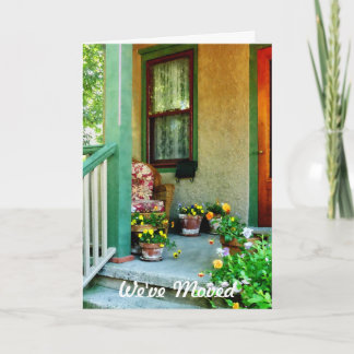 Porch With Padded Chair - We've Moved Card