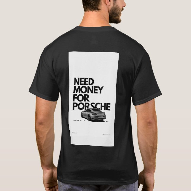 porche t shirt  (Back)