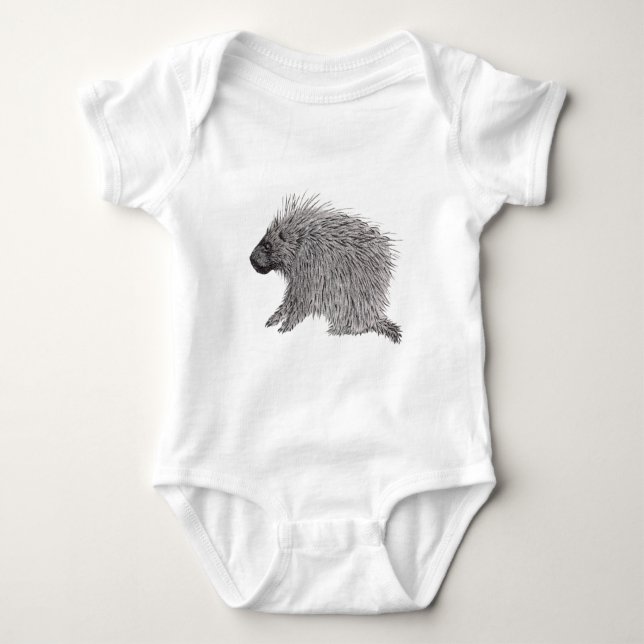 Porcupine Baby Bodysuit (Front)