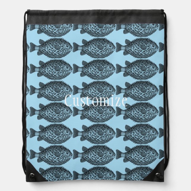 Porcupine blowfish Thunder_Cove  Drawstring Bag (Front)