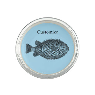Porcupine blowfish Thunder_Cove  Ring