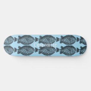 Porcupine blowfish Thunder_Cove  Skateboard