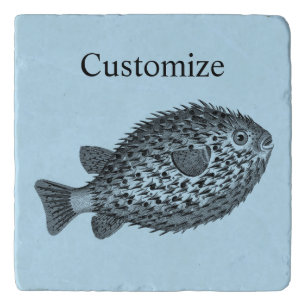 Porcupine blowfish  Thunder_Cove   Trivet