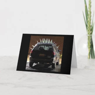 Porcupine Car 🚙  Thank You Card