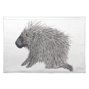 Porcupine Cloth Placemat