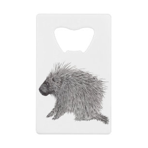 Porcupine Credit Card Bottle Opener