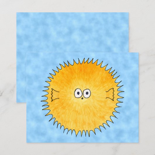 Porcupine Fish. (Front/Back)