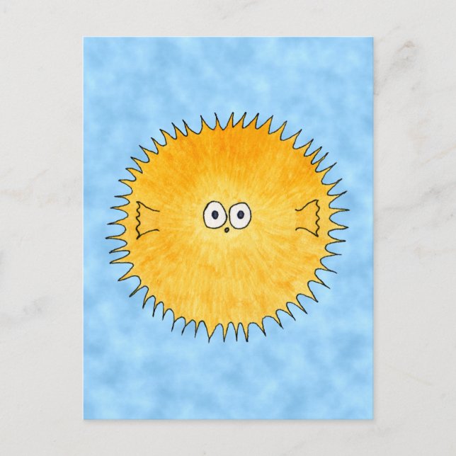 Porcupine Fish. Postcard (Front)