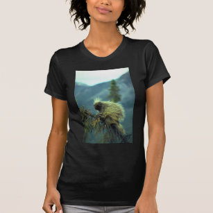 Porcupine in a spruce tree, NWT, Canada T-Shirt