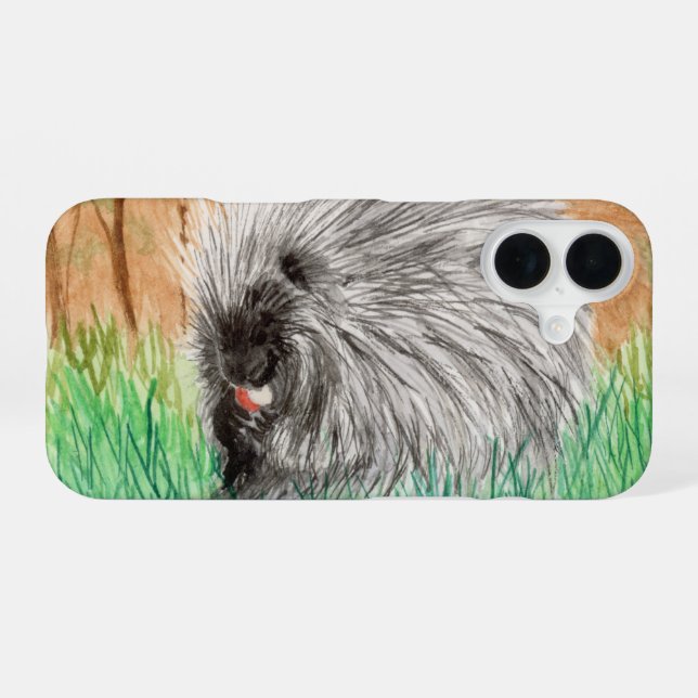 Porcupine Iphone Case (Back Horizontal)