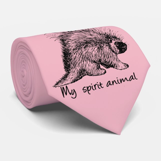 Porcupine  is my spirit animal. tie (Rolled)