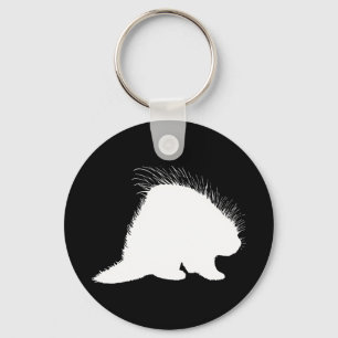 Porcupine Keychain