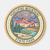 Porcupine Mountains State Park Michigan Badge