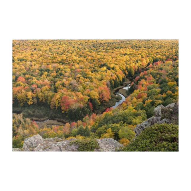 Porcupine Mountains Wilderness State Park Acrylic Print (Front)