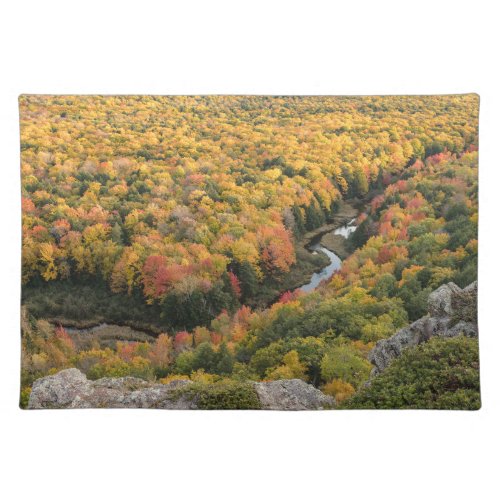 Porcupine Mountains Wilderness State Park Cloth Placemat