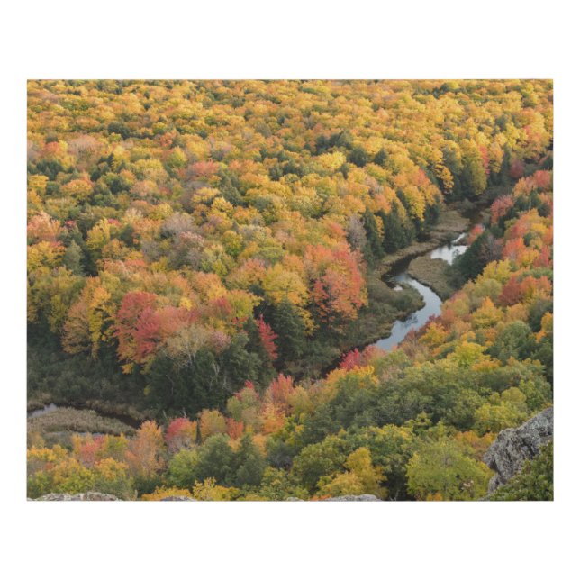 Porcupine Mountains Wilderness State Park Faux Canvas Print (Front)