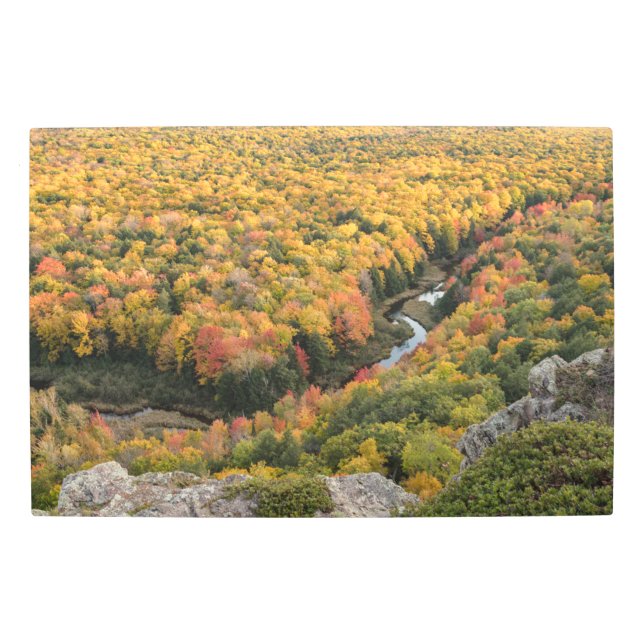 Porcupine Mountains Wilderness State Park Metal Print (Front)