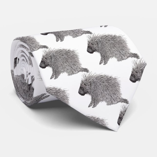 Porcupine Neck Tie (Rolled)