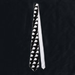 Porcupine Neck Tie<br><div class="desc">Black and white silhouette of a porcupine.</div>