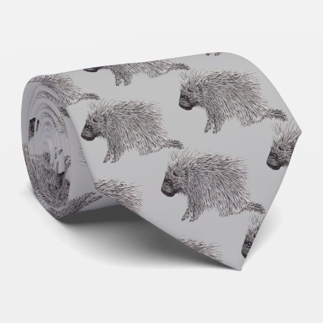 Porcupine Neck Tie (Rolled)
