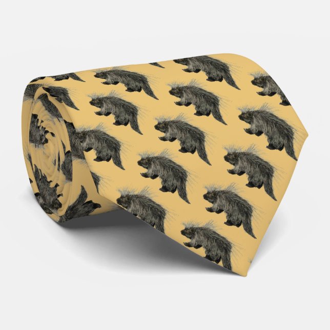 Porcupine Neck Tie (Rolled)