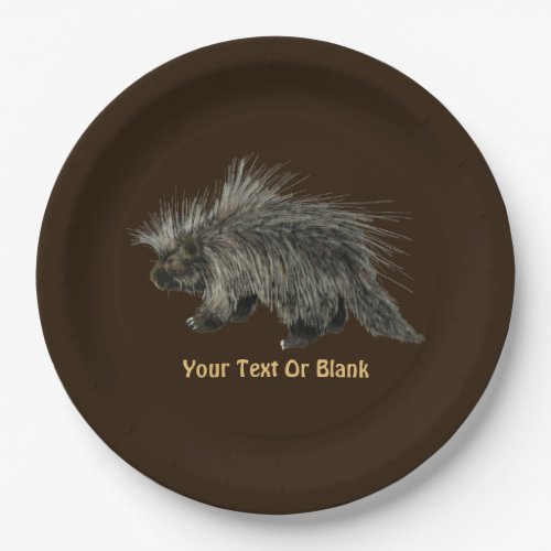 Porcupine Paper Plates