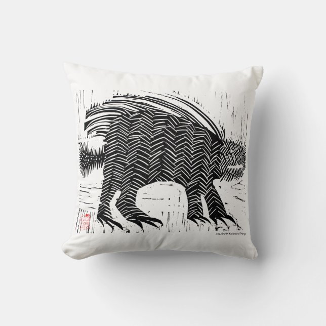 Porcupine pillow (Front)