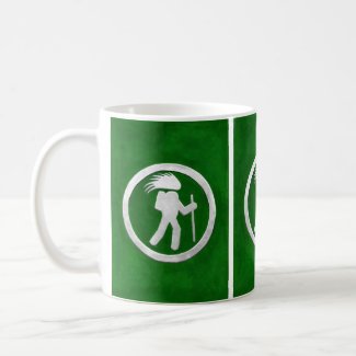 Hiking Porcupine Coffee Mug
