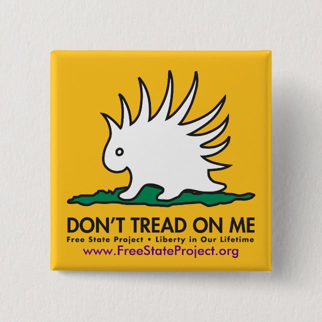 PorcupineGadsden Button (Front)