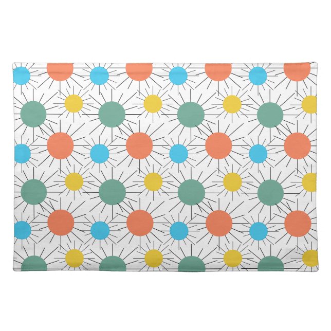 Porcupines  cloth placemat (Front)