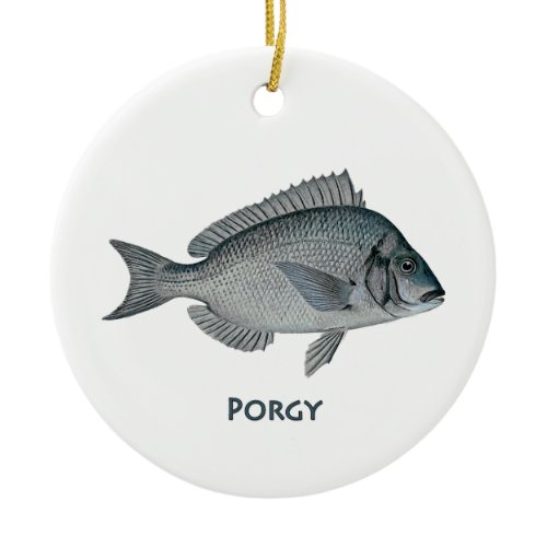 Porgy Ceramic Ornament
