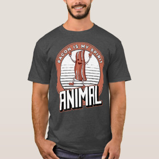 Pork Bacon Pig - Bacon Is My Spirit Animal Premium T-Shirt