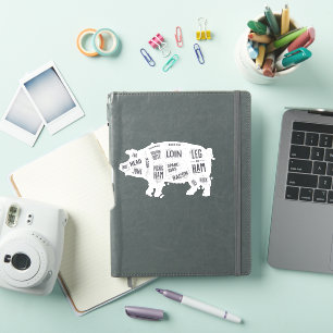 Pork Butcher Chart Sticker