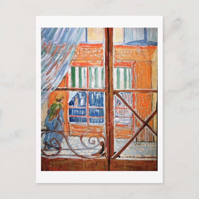 Pork-Butcher's Shop from Window Van Gogh Fine Art Postcard (Front)