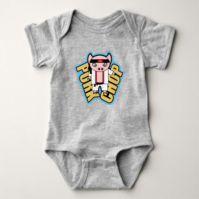 Pork Chop Baby Bodysuit (Front)