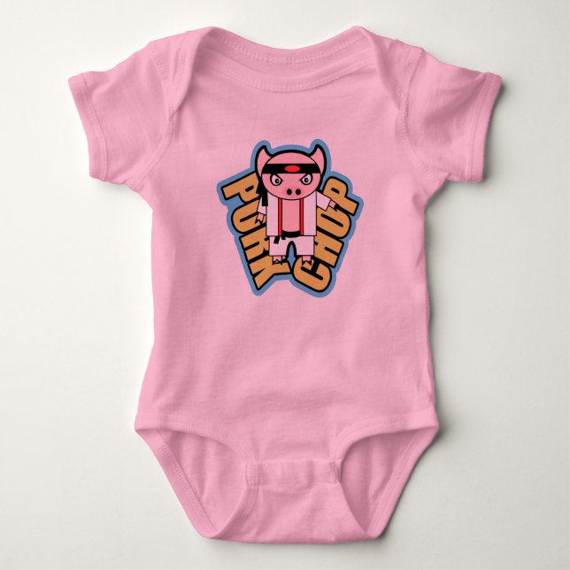 Pork Chop Baby Bodysuit (Front)