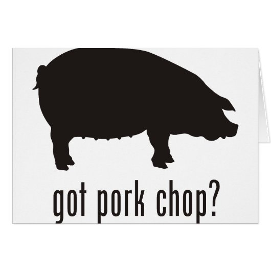 Pork Chop Cards (Front Horizontal)
