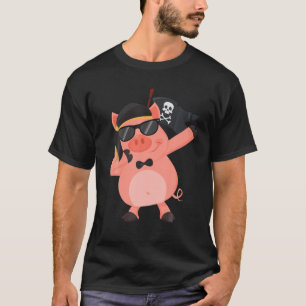 Pork Chop - Funny Pig Animal Pun Karate T-Shirt