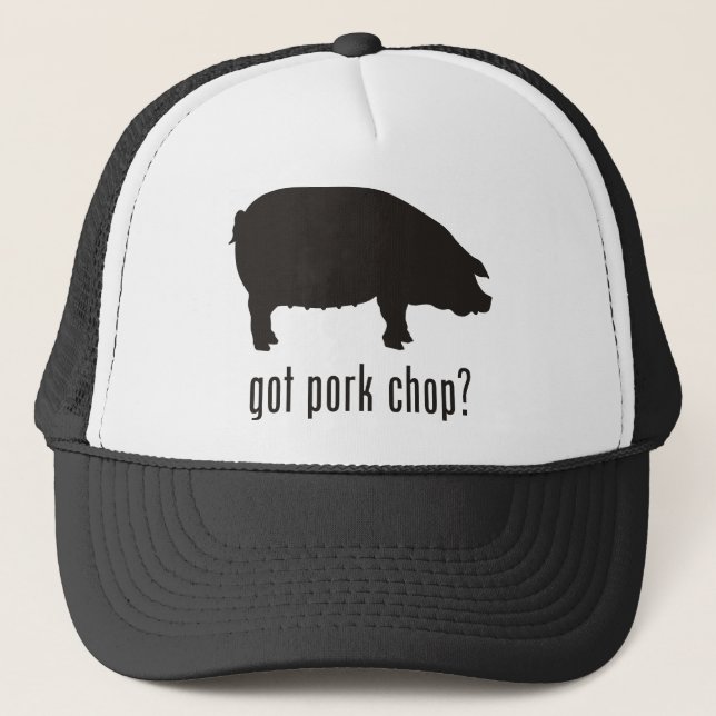 Pork Chop Trucker Hat (Front)