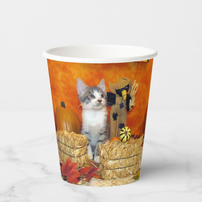 Pork Chop's Thanksgiving - Cat Paper cup (Front)