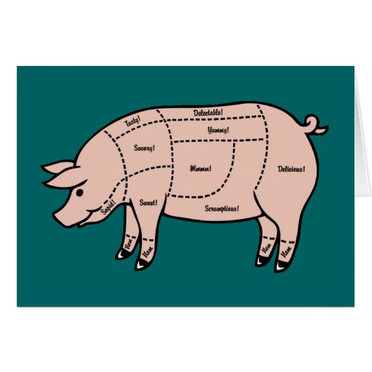 Pork Cuts Cards (Front Horizontal)