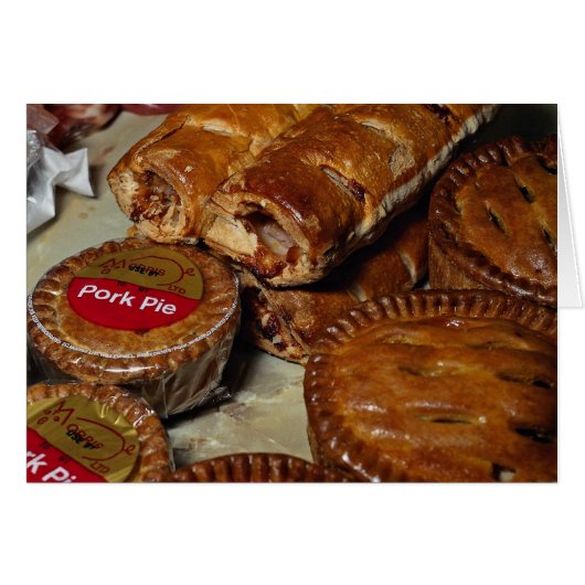 Pork pies and sausage rolls cards (Front Horizontal)