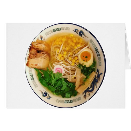 Pork Ramen Noodle Soup (Front Horizontal)
