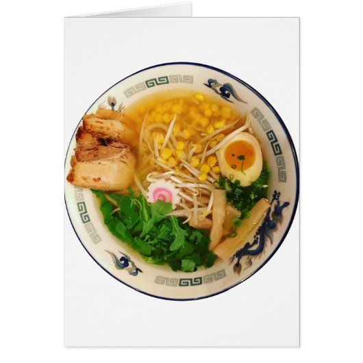 Pork Ramen Noodle Soup Cards (Front)